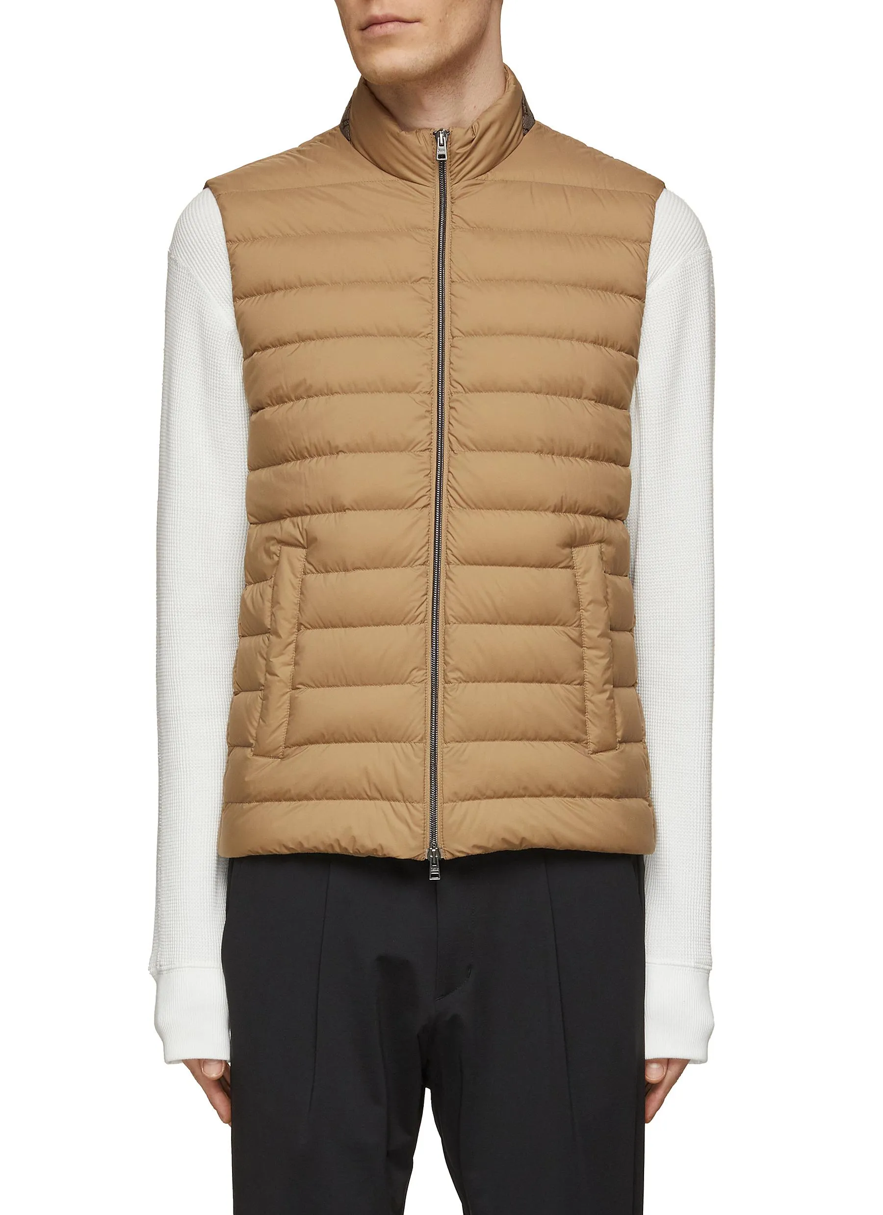 -----------HERNO  ---- ------------ ----Monogram Goose Down Padded Vest --