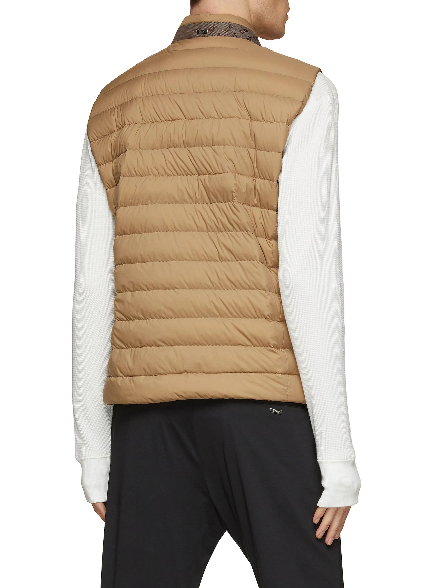 -----------HERNO  ---- ------------ ----Monogram Goose Down Padded Vest --