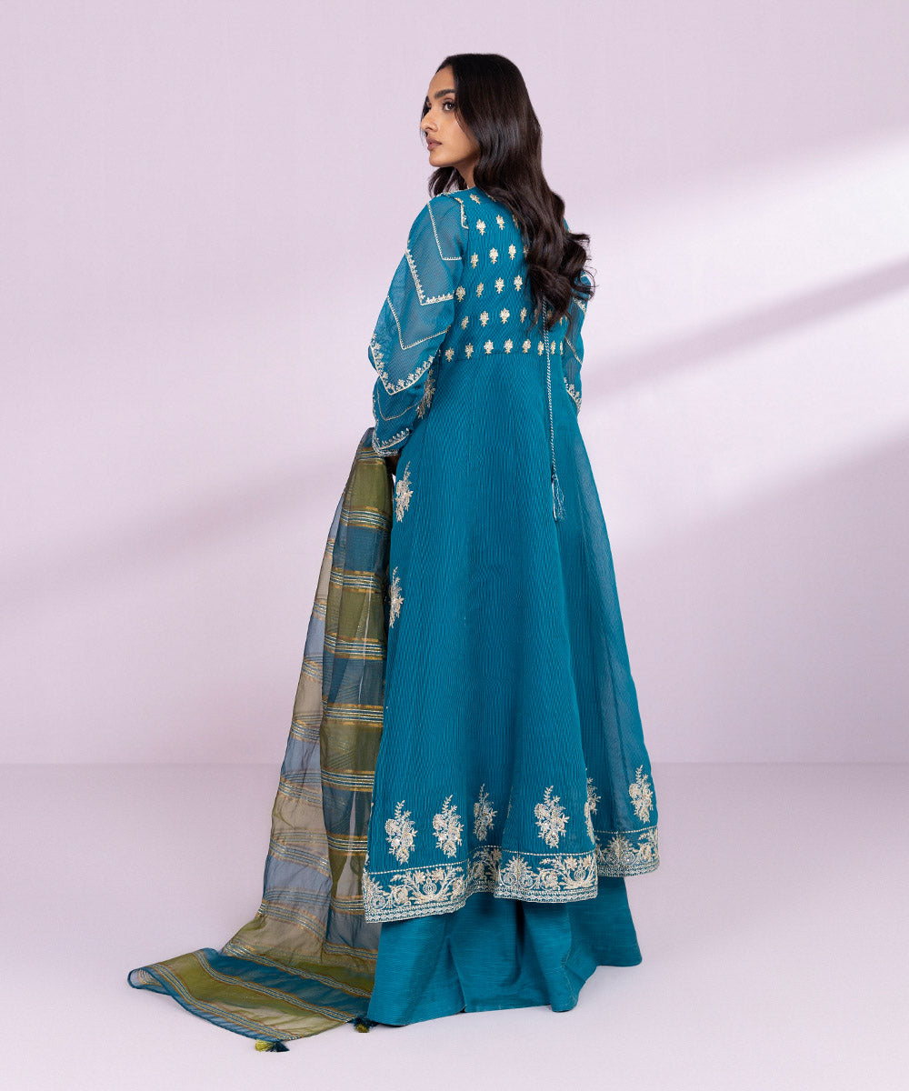 3 Piece - Embroidered Karandi Suit