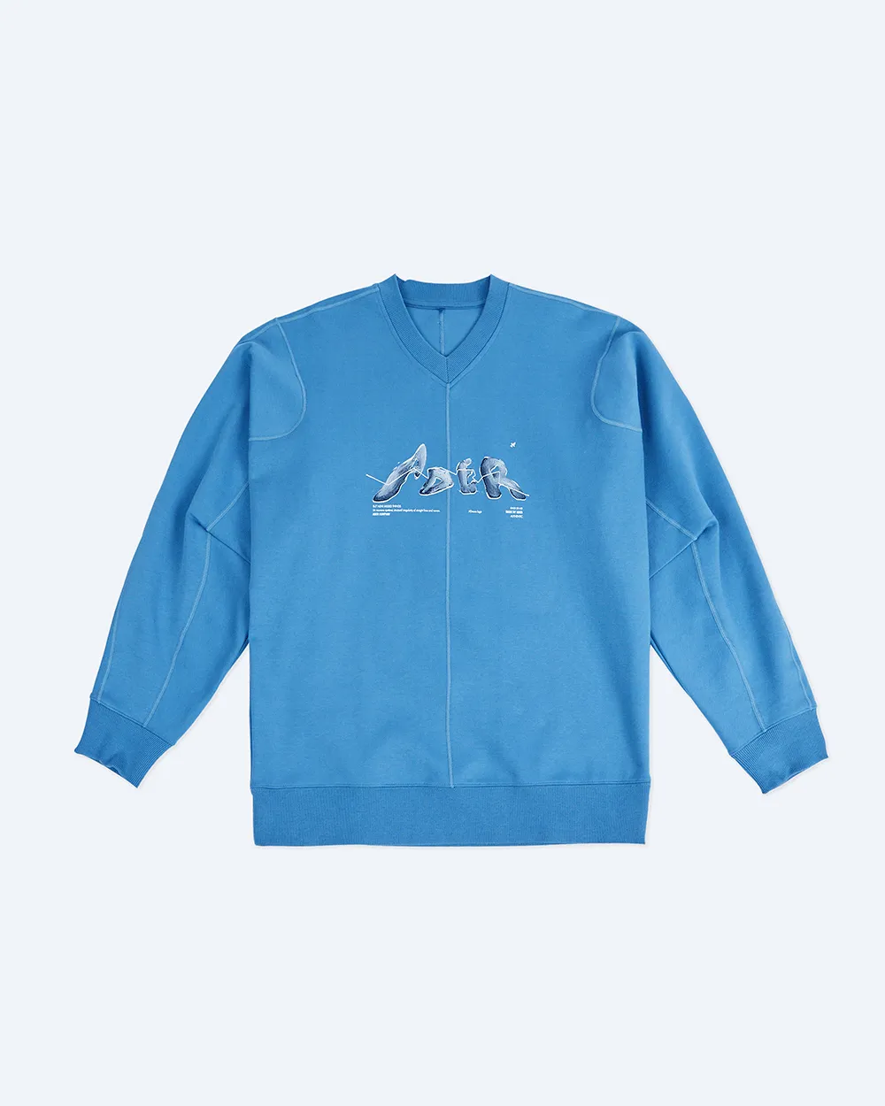 ADERERROR  |Unisex Street Style Long Sleeves Logo Sweatshirts