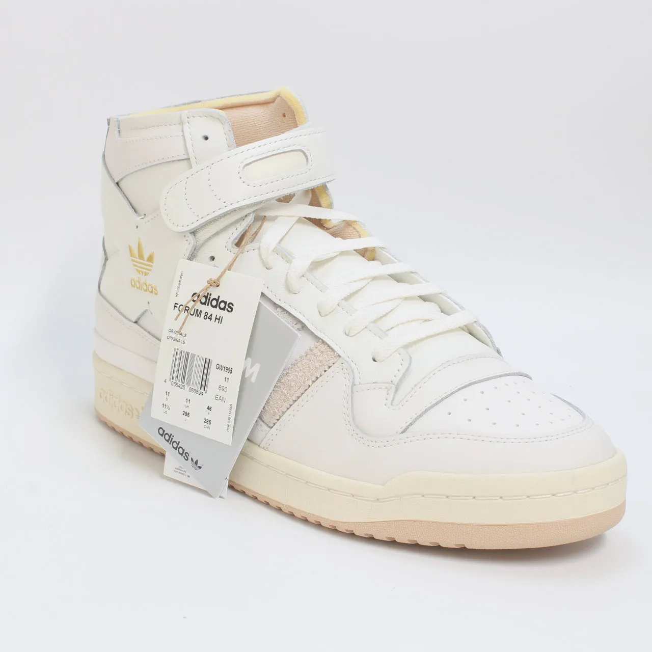 adidas Forum 84 Hi Cloud White Aluminium Trainers