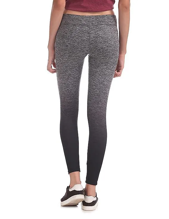 Aeropostale Elasticized Waist Heathered Leggings