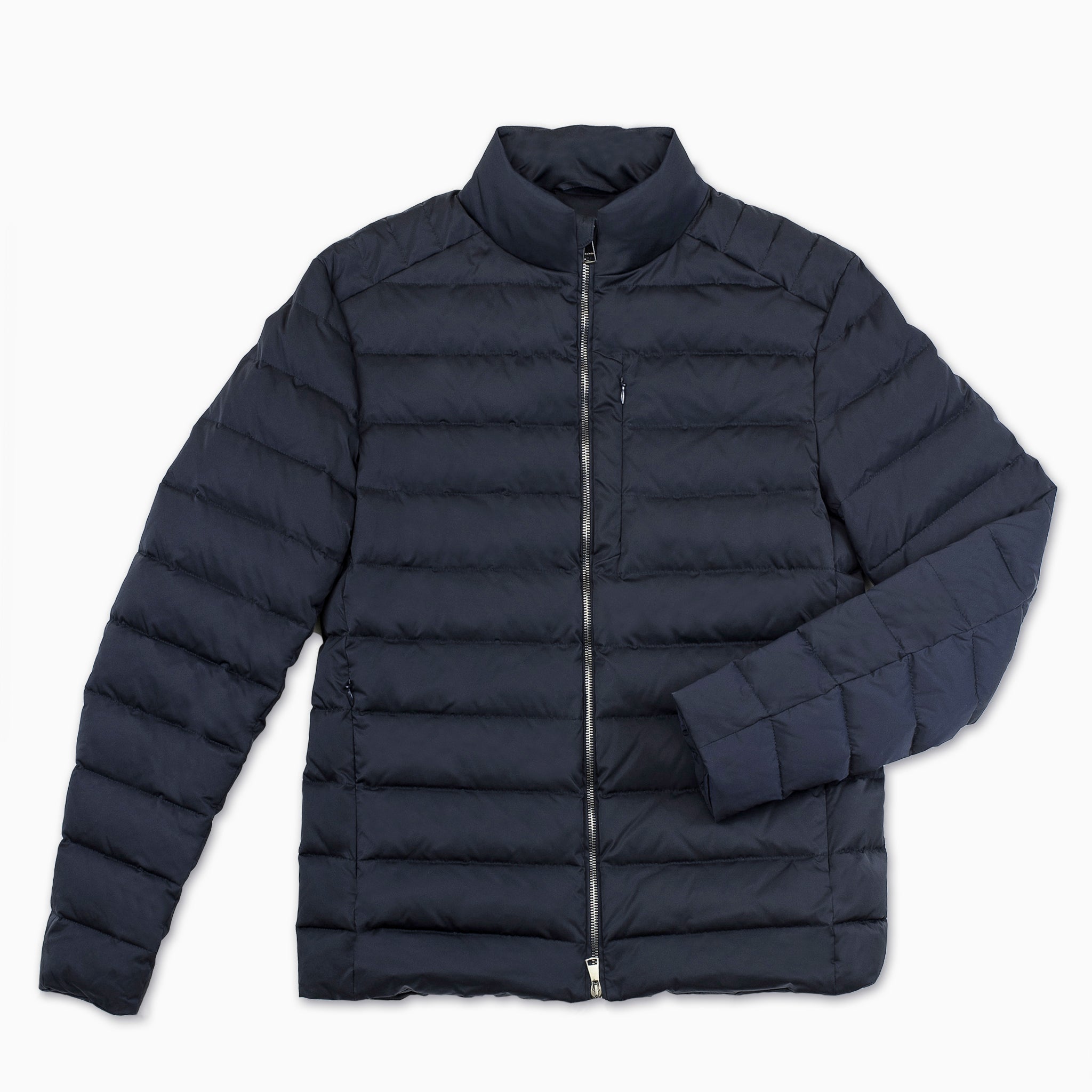 Agapet quilted down jacket (dark blue)