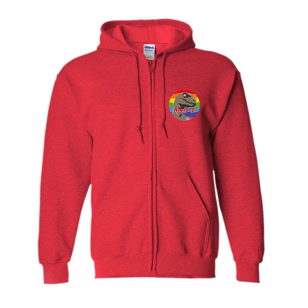 Alcopop Rainbow Raptor Hoody