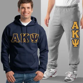 Alpha Kappa Psi Hoodie and Sweatpants, Package Deal - TWILL