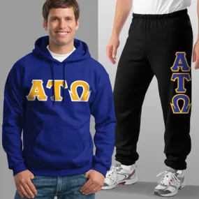 Alpha Tau Omega Hoodie and Sweatpants, Package Deal - TWILL