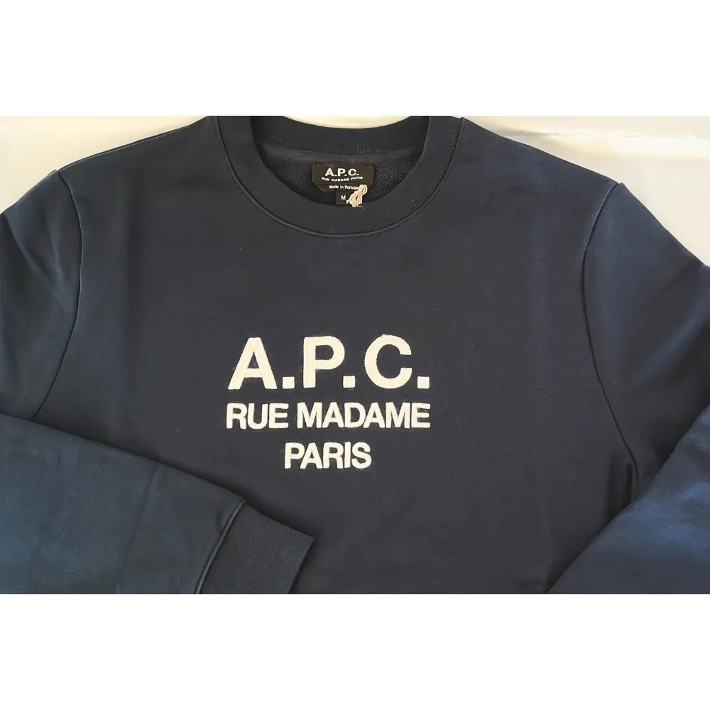 A.P.C.  |Crew Neck Unisex Long Sleeves Plain Cotton Logo Designers