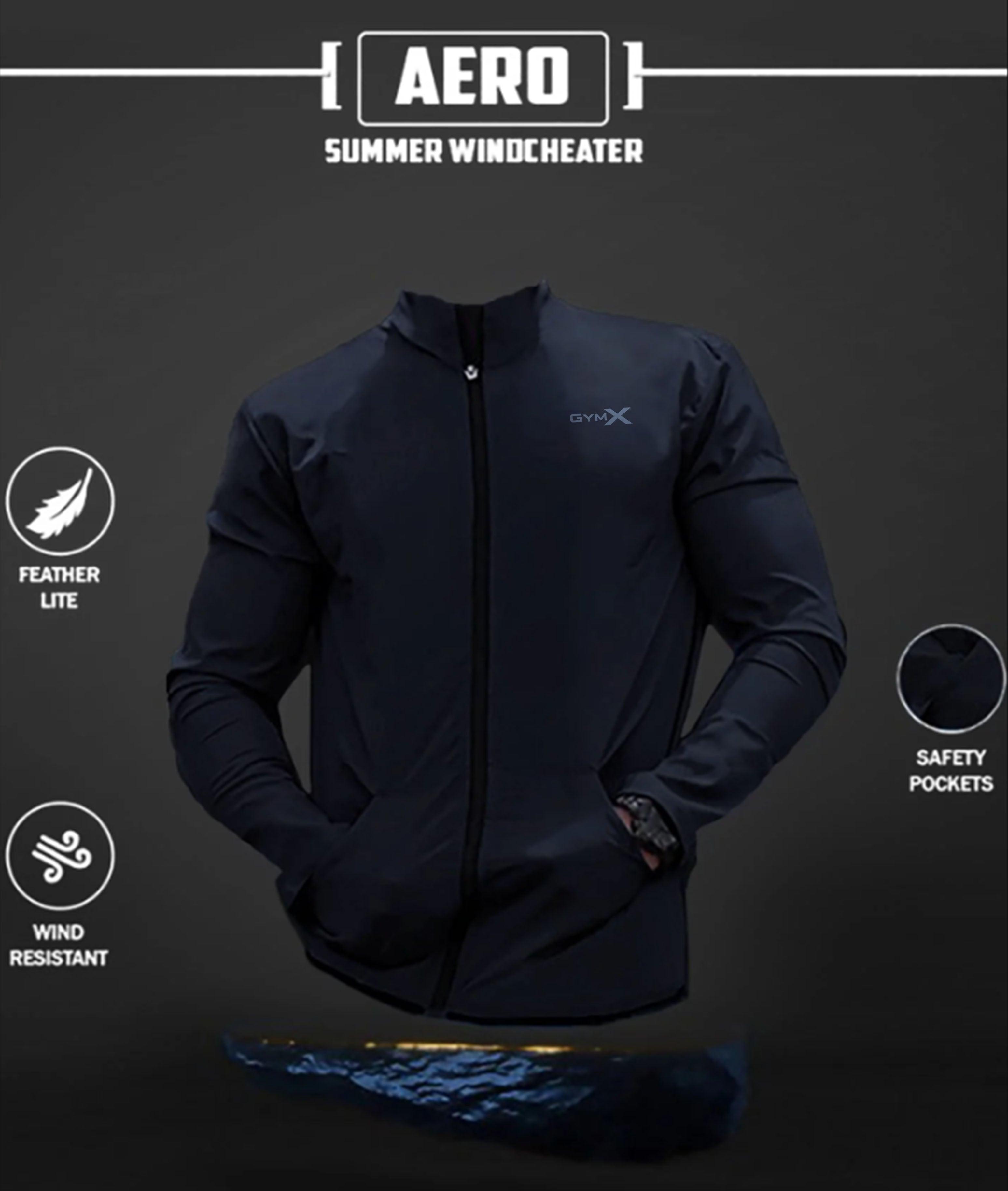 Athlete Night Blue GymX Windcheater - Sale