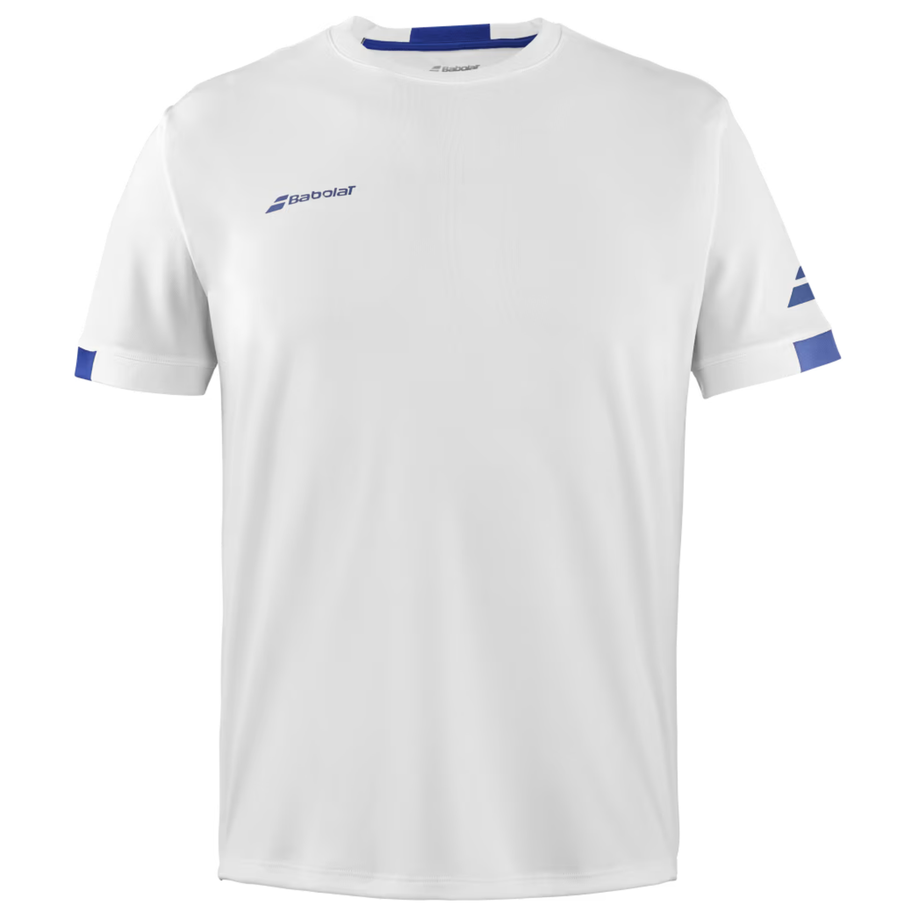 Babolat Play Crew Neck Boy Tee 1000 - White/White