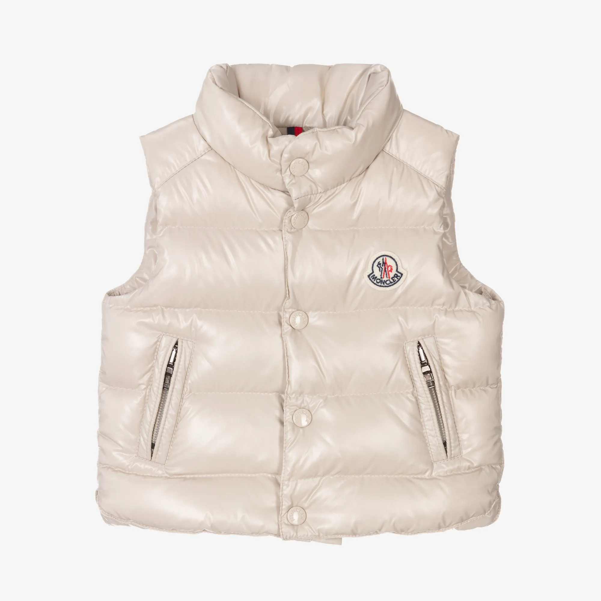 Beige Bernard Down Padded Gilet