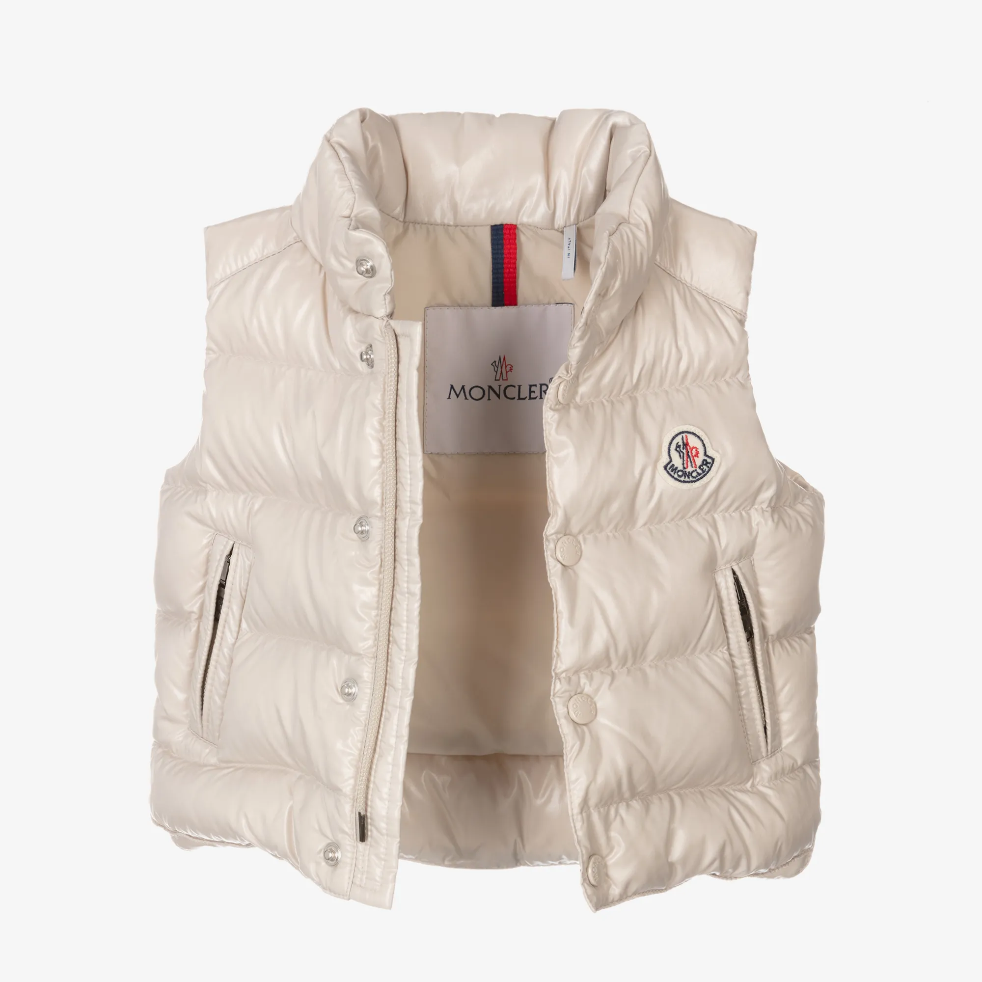 Beige Bernard Down Padded Gilet