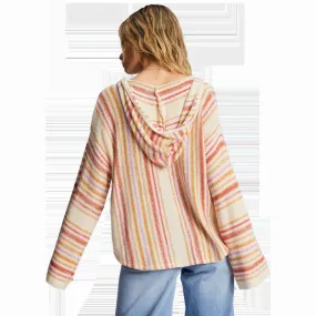 Billabong BAJA BEACH HOODED JUMPER - BRIGHT POPPY