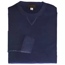 Blue Crew Neck Sweater