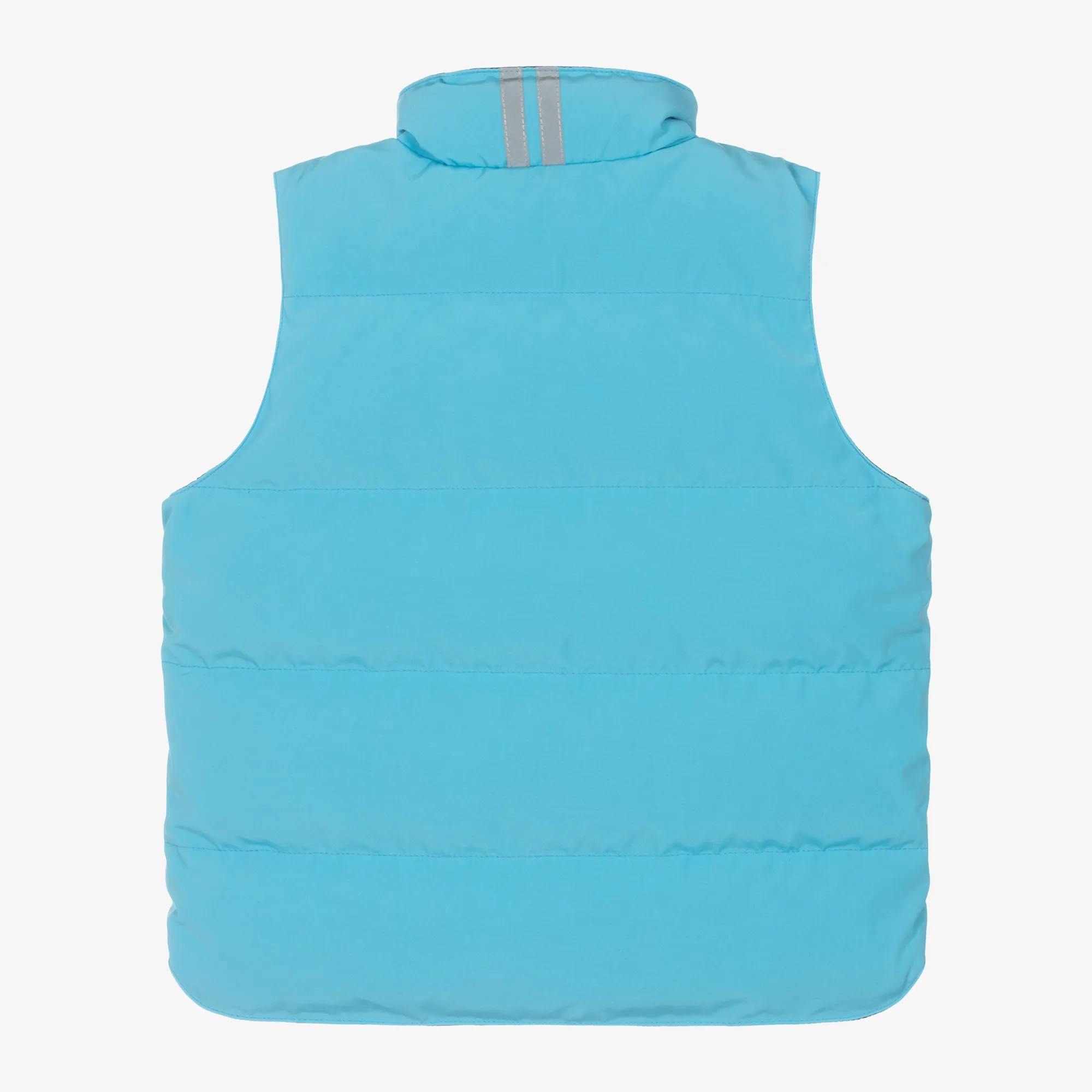 Blue Down Padded Vanier Gilet