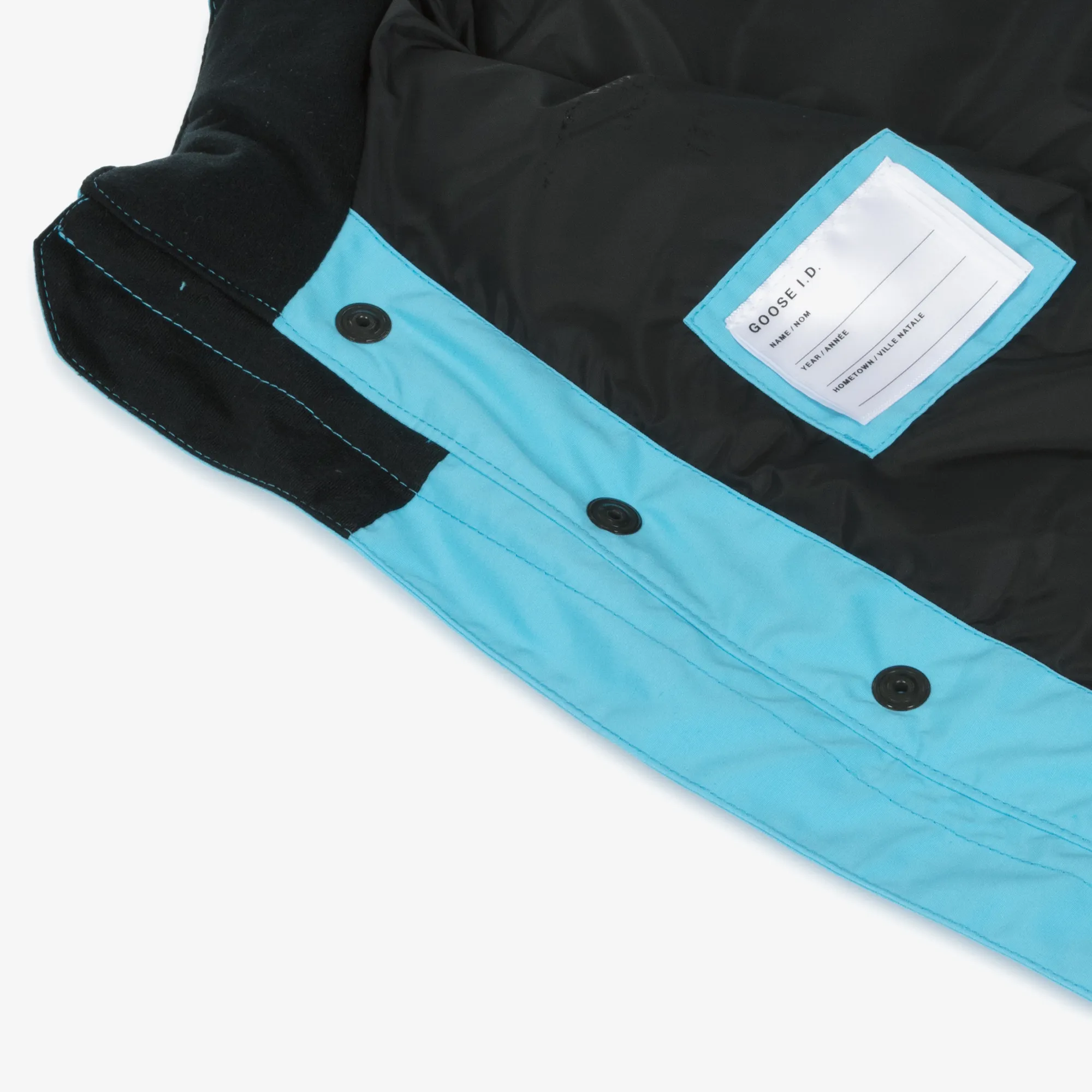 Blue Down Padded Vanier Gilet