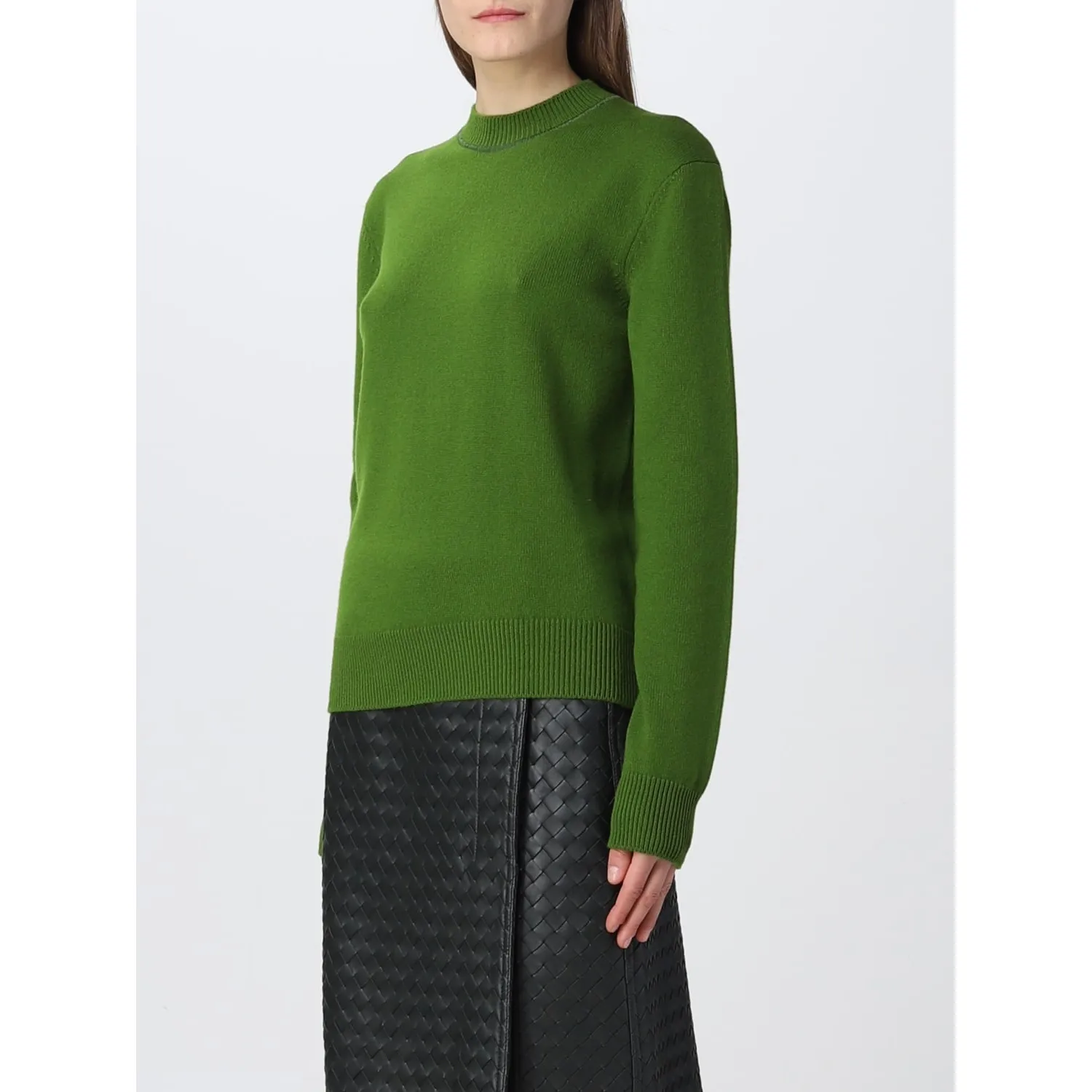 BOTTEGA VENETA  |Casual Style U-Neck Long Sleeves Plain V-neck & Crew neck