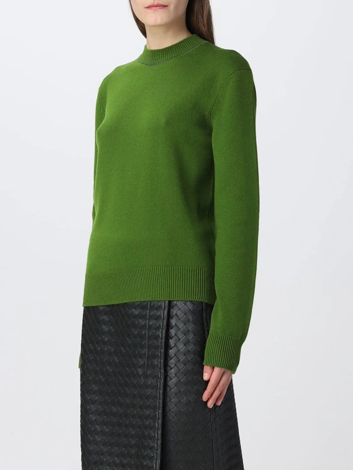 BOTTEGA VENETA  |Casual Style U-Neck Long Sleeves Plain V-neck & Crew neck