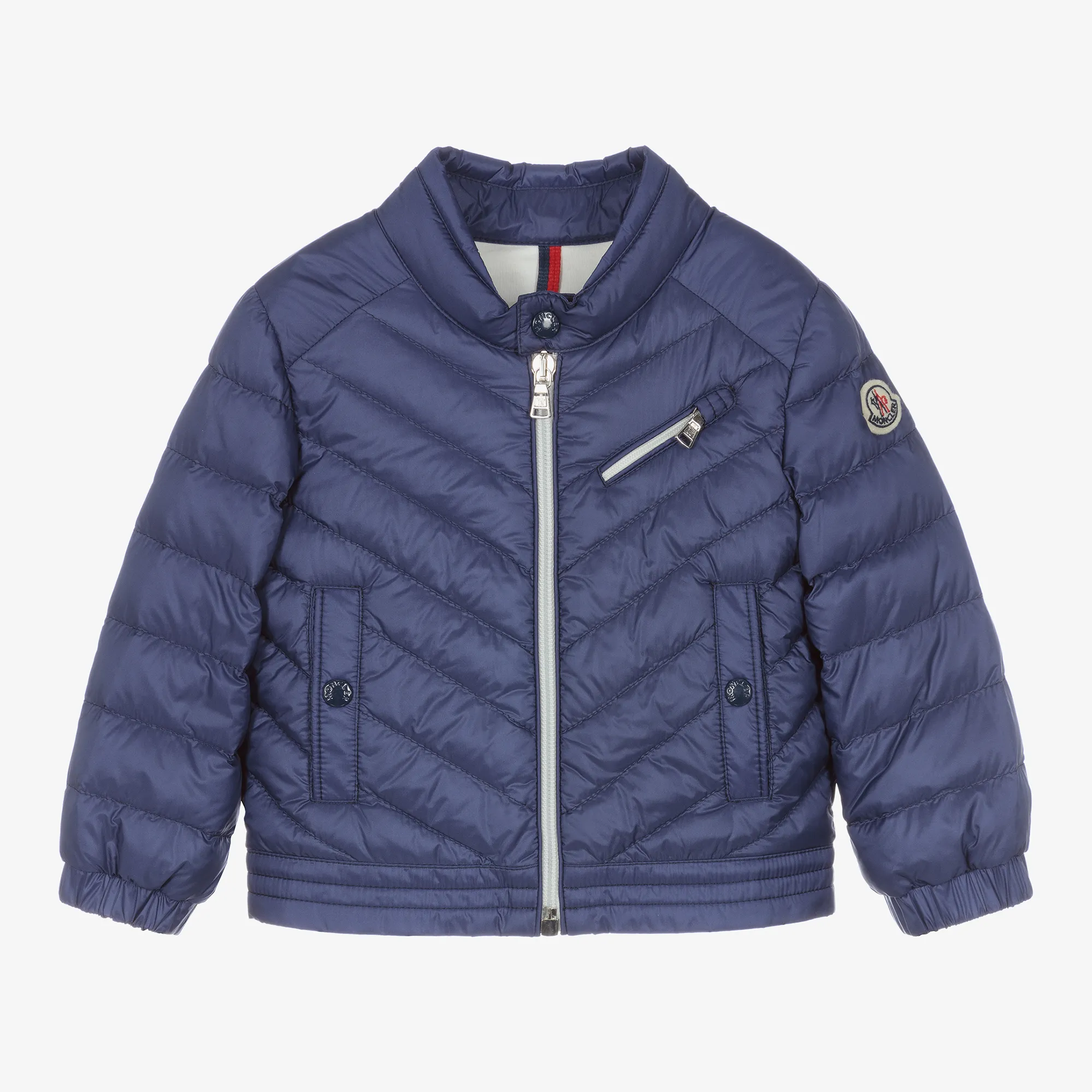 Boys Blue Down Padded Puffer Jacket