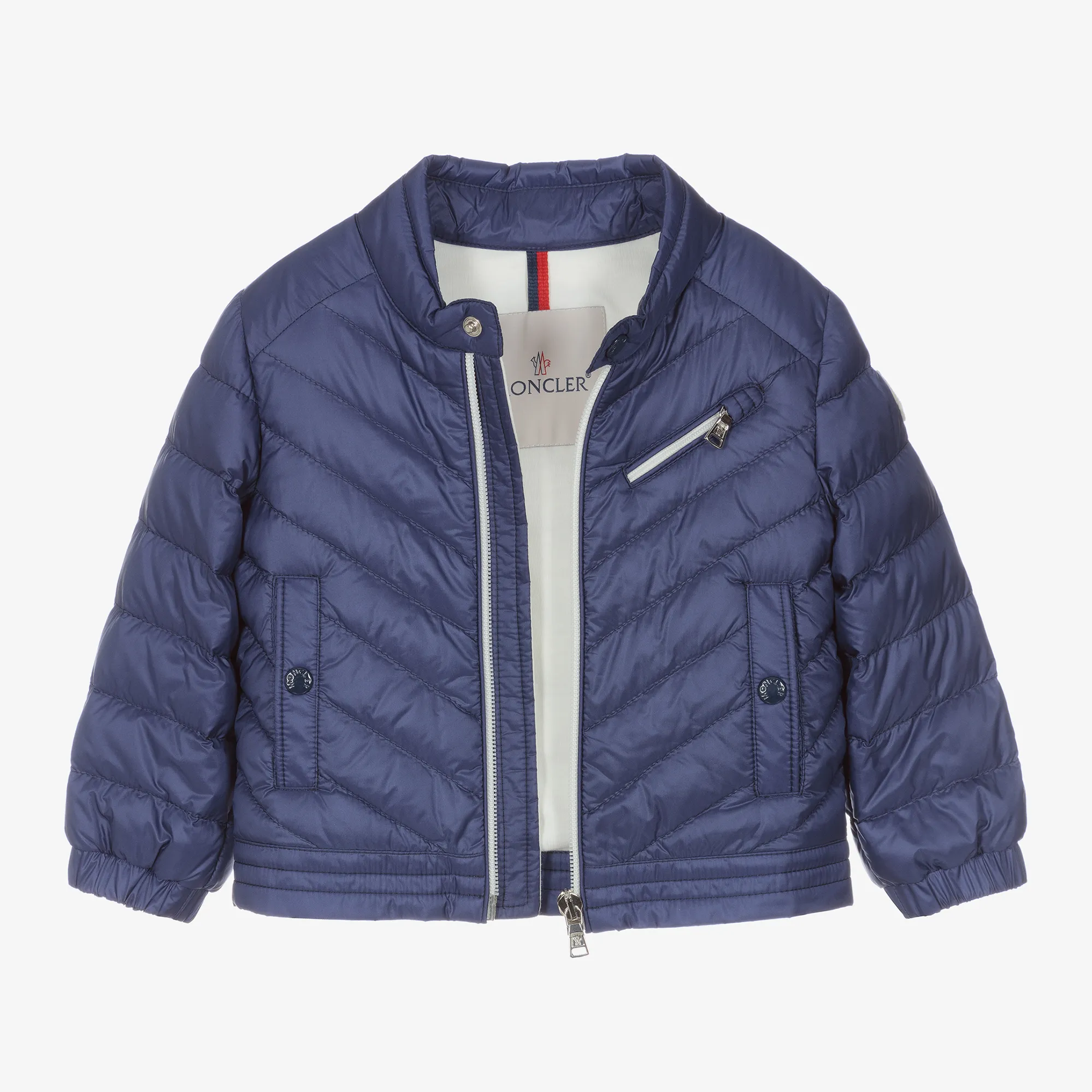 Boys Blue Down Padded Puffer Jacket