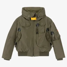 Boys Green Down Padded Jacket