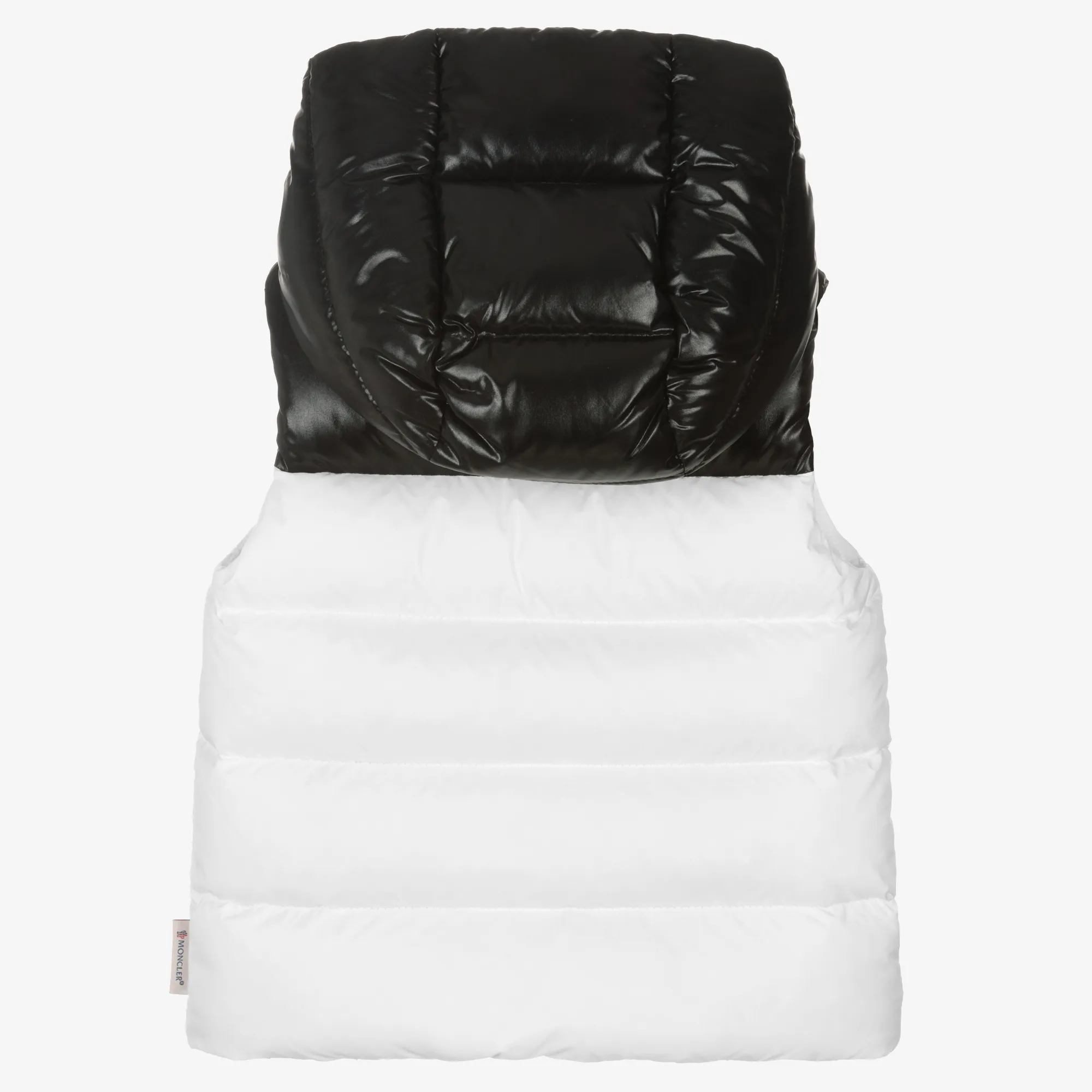 Boys White Down Padded Gilet