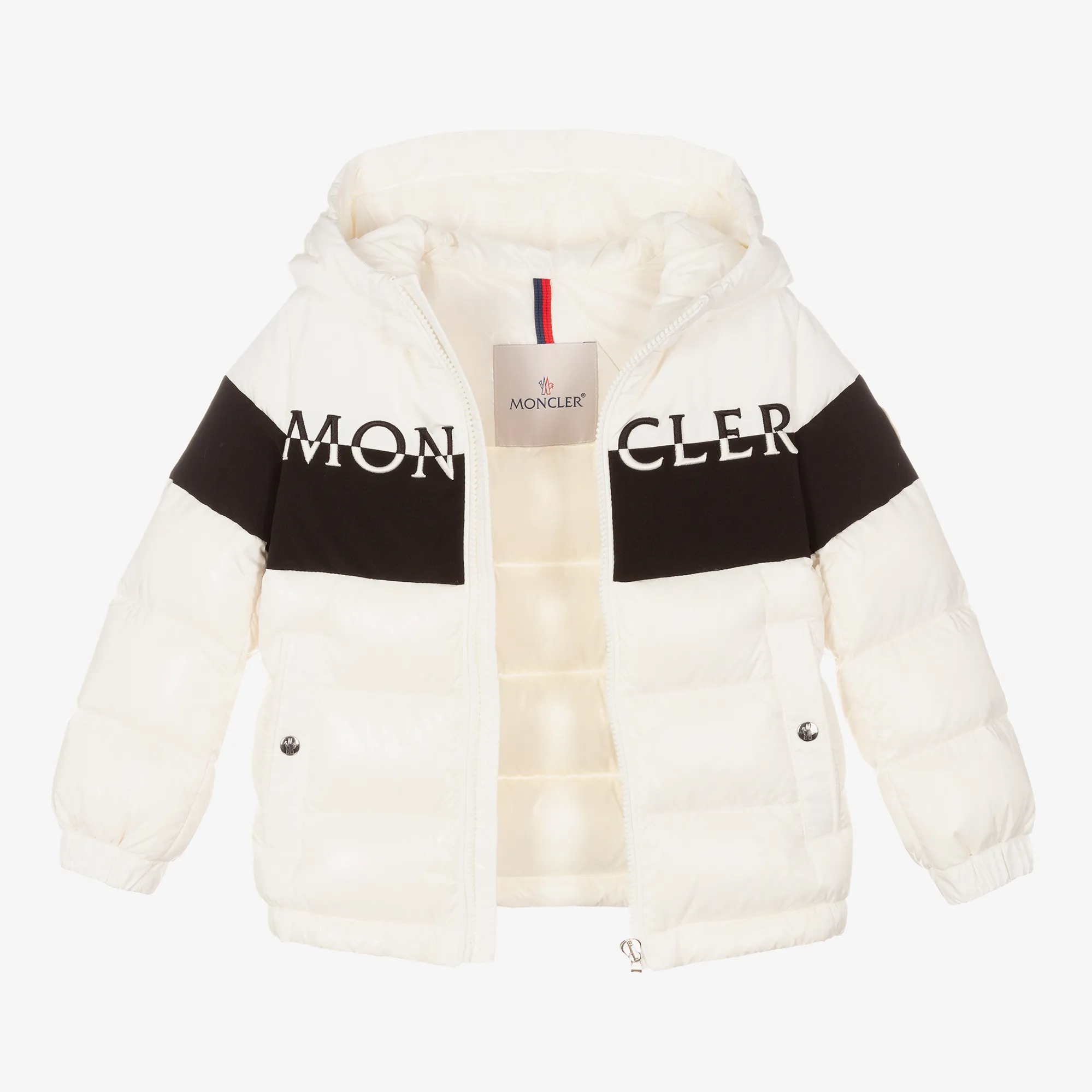 Boys White Down Padded Jacket