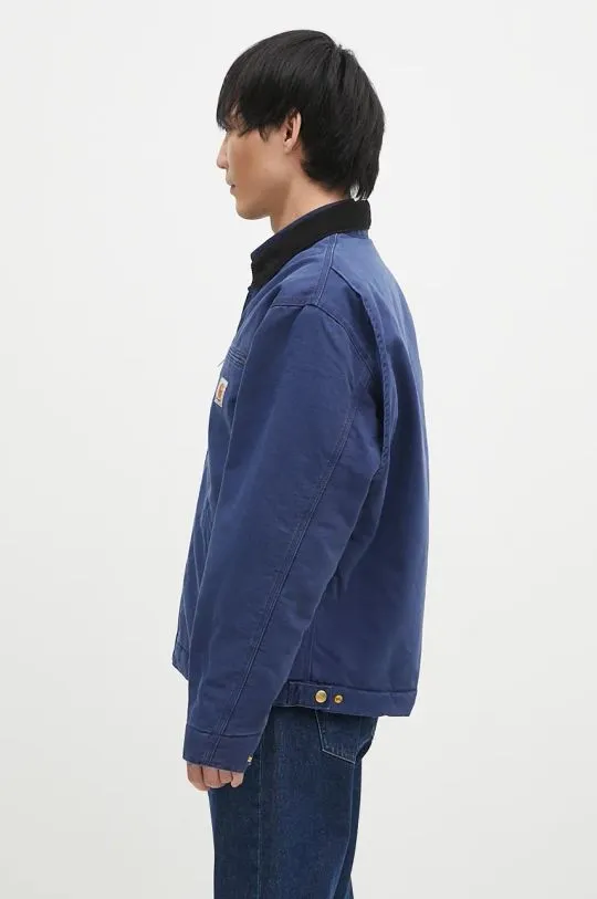 Carhartt WIP cotton jacket OG Detroit Jacket blue color I027358.2IB3K