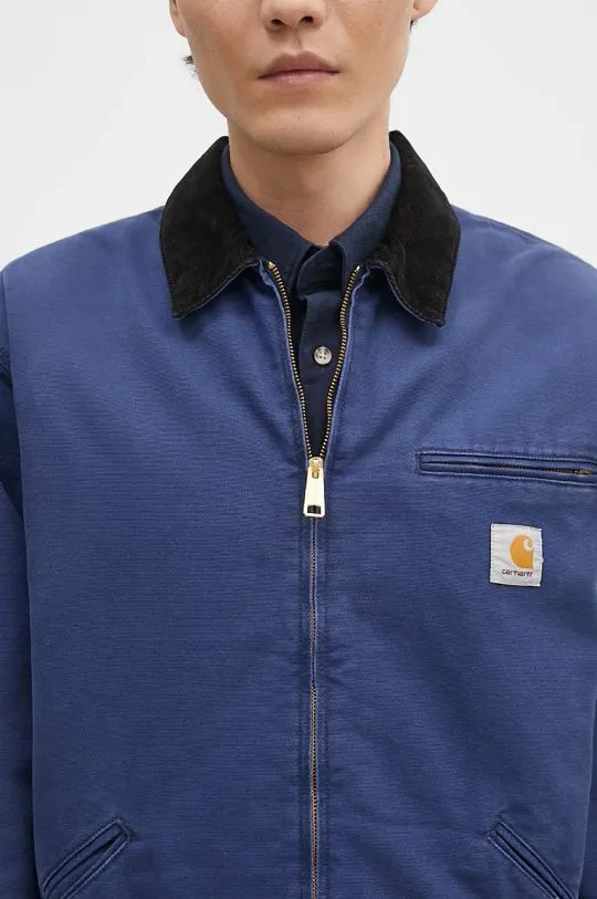 Carhartt WIP cotton jacket OG Detroit Jacket blue color I027358.2IB3K