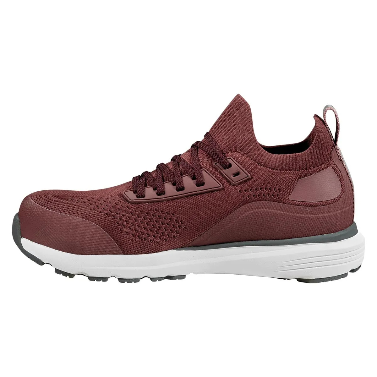 Carhartt Women's Haslett 3-inch Nano Composite Toe SD Work Shoes-Burgundy