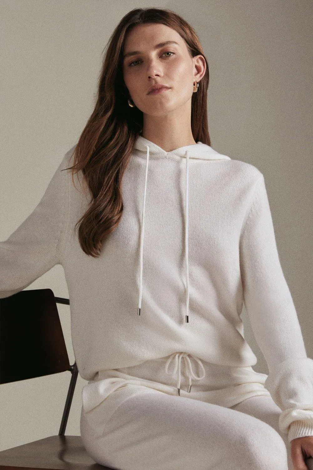 Cashmere Knitted Hoody | Karen Millen