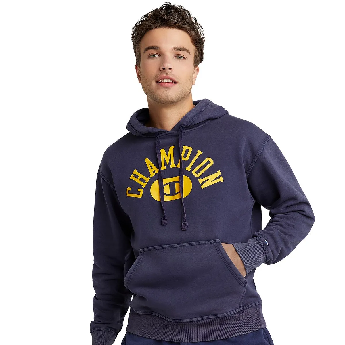 Champion Men's Varsity Hoodie (Block Arch)