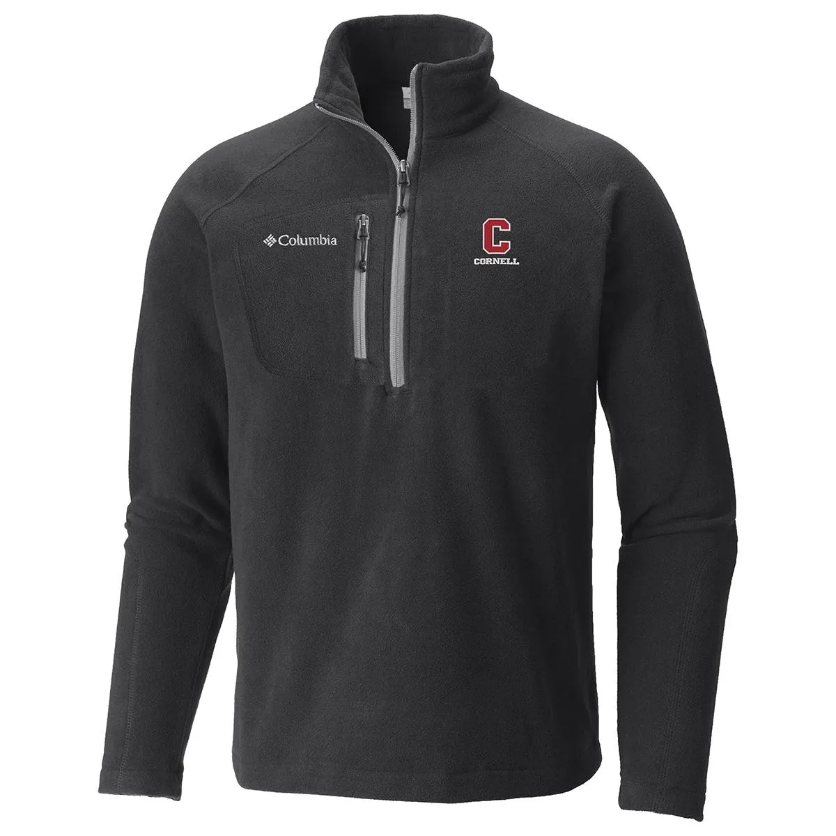 Columbia Half Zip Fleece with Block C Over Cornell