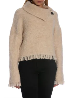 DAY SWEATER GILLIAN LUXE BOUCLE VANILLA ICE