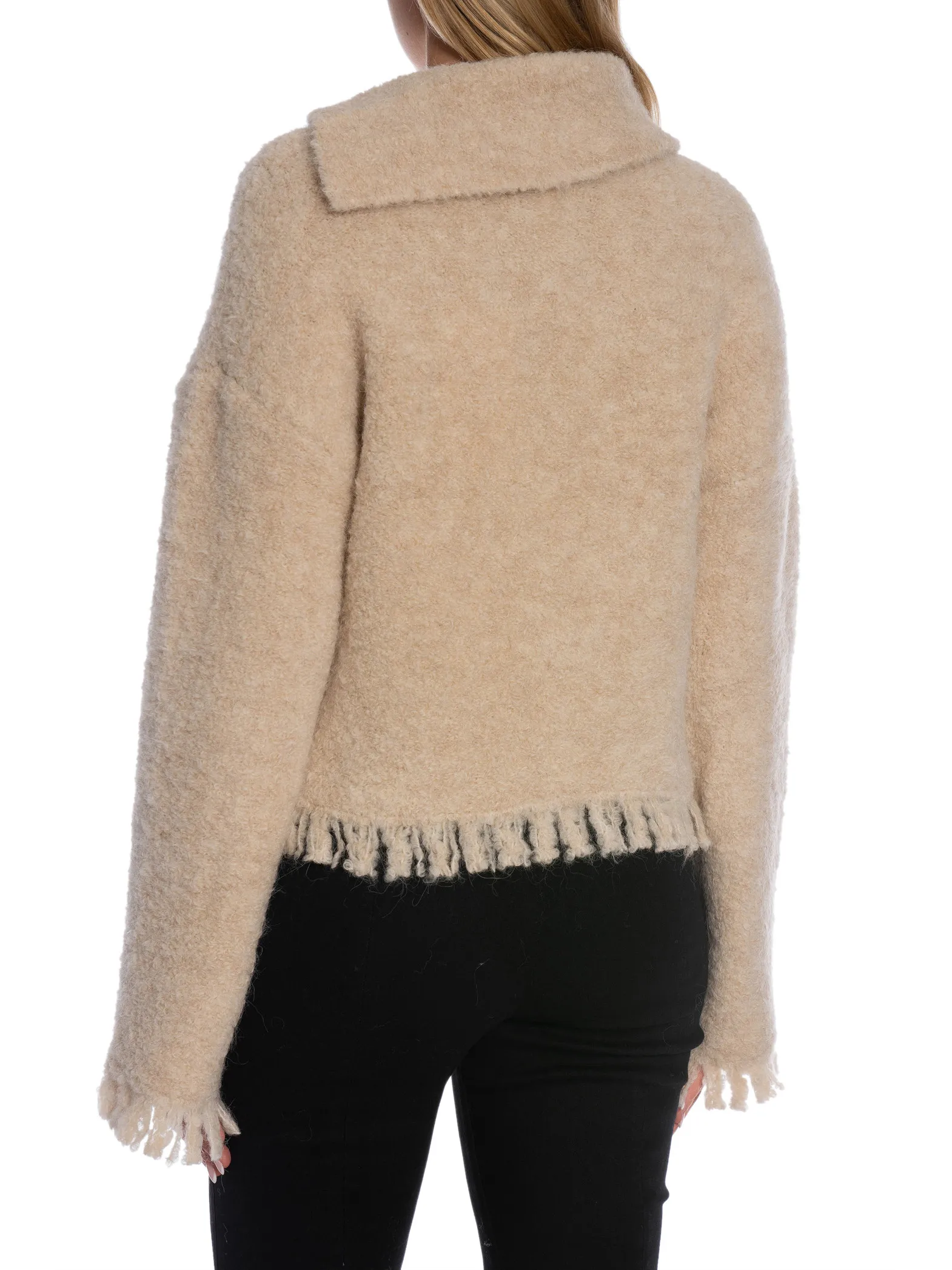 DAY SWEATER GILLIAN LUXE BOUCLE VANILLA ICE