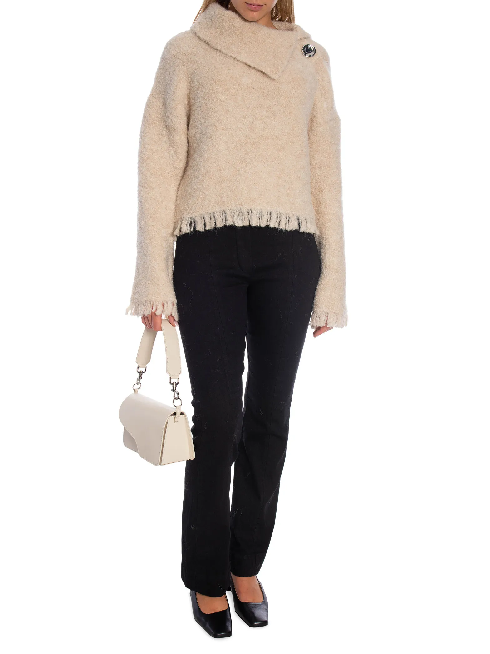 DAY SWEATER GILLIAN LUXE BOUCLE VANILLA ICE