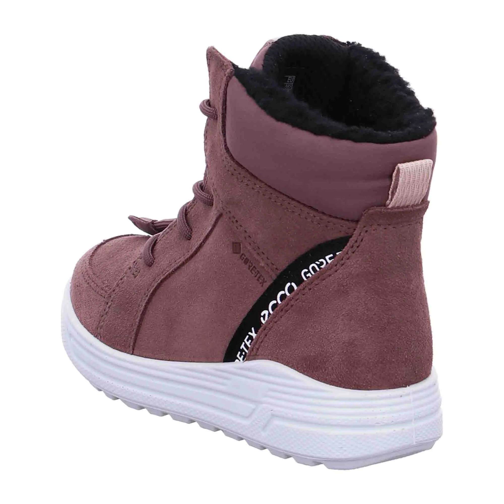 Ecco Urban Snowboarder Kids' Waterproof Red Winter Boots