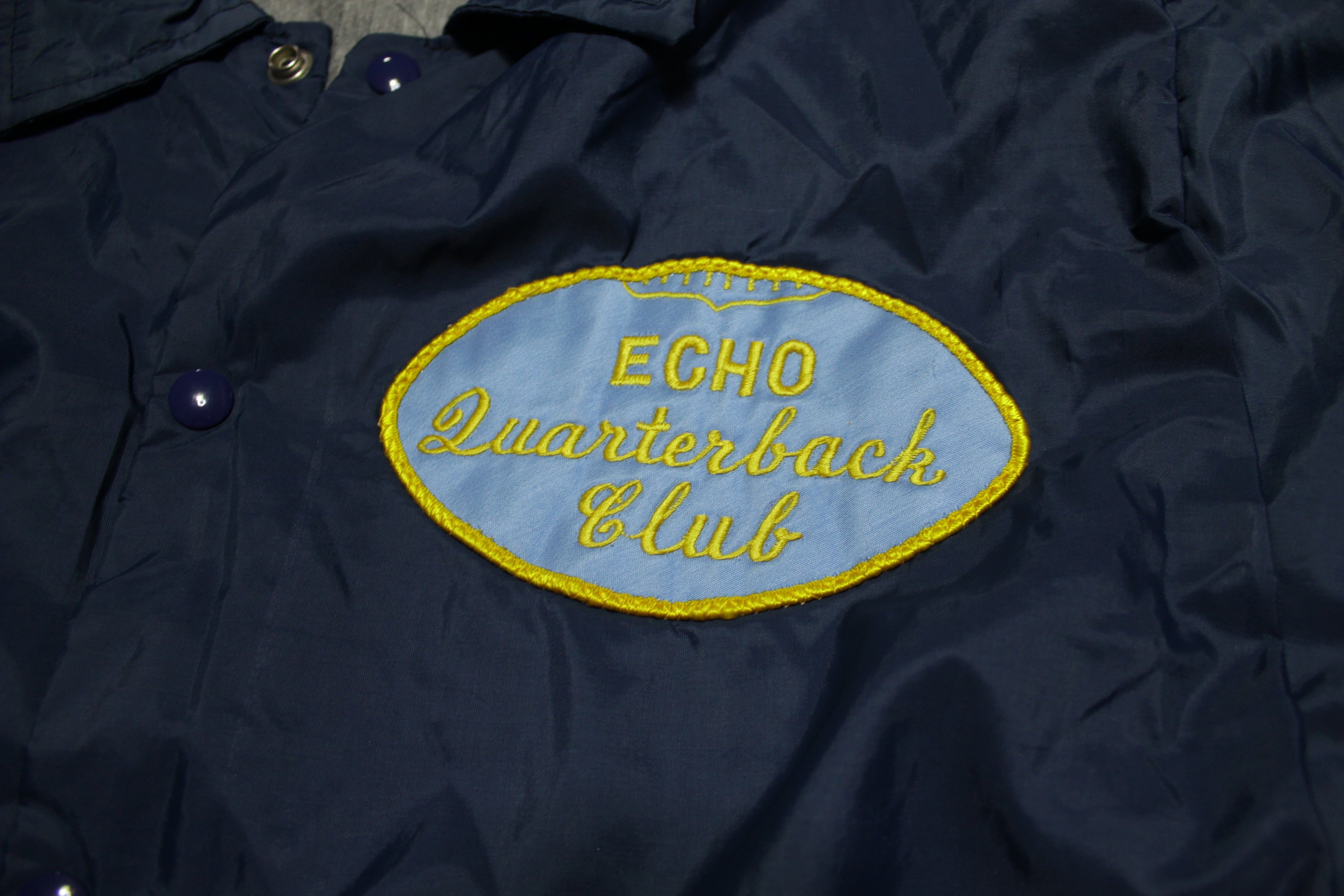 Echo Quarterback Club Vintage 80's Russell Athletic Coaches Jacket