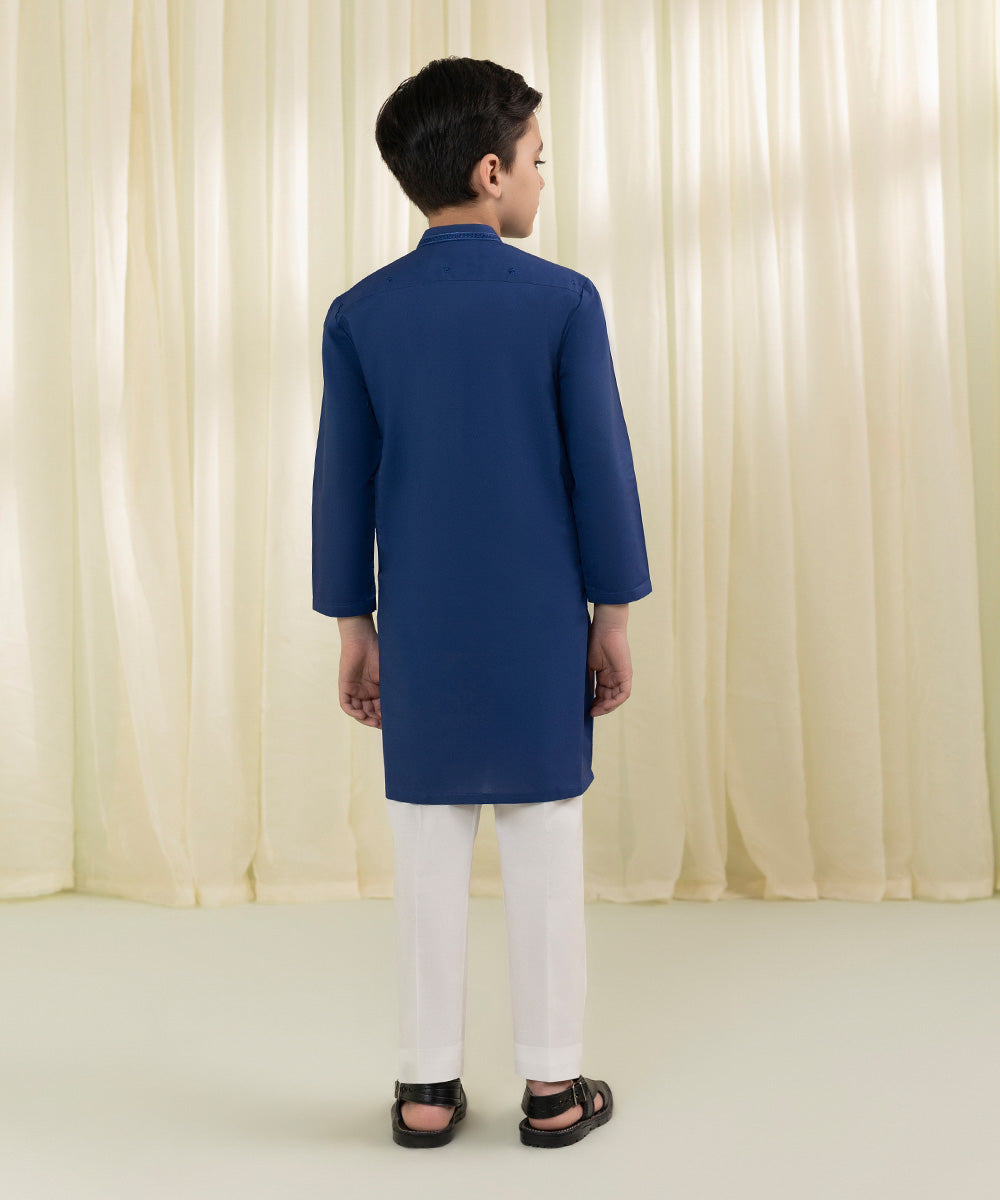 Embroidered Cambric Kurta