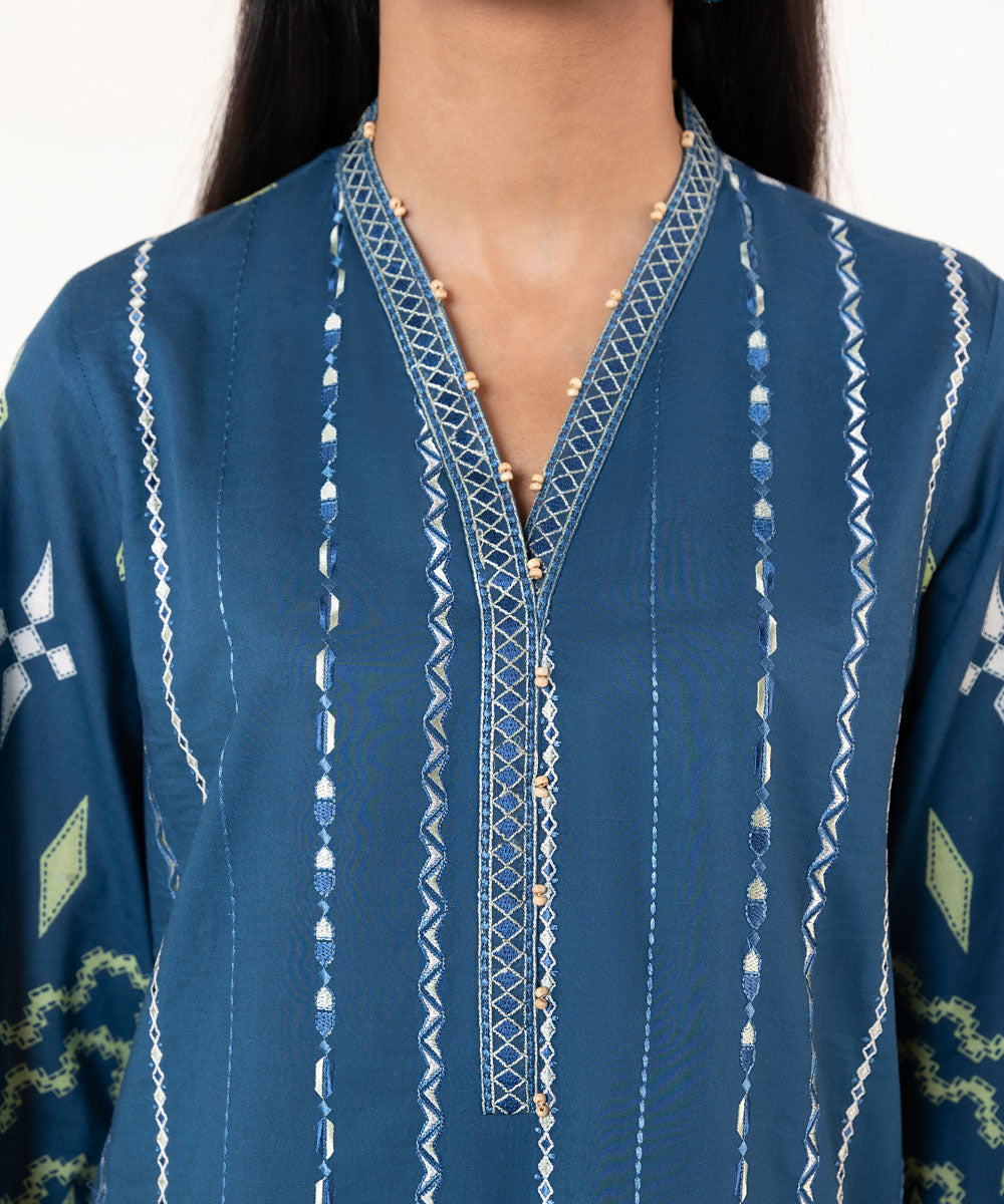 Embroidered Lawn Shirt