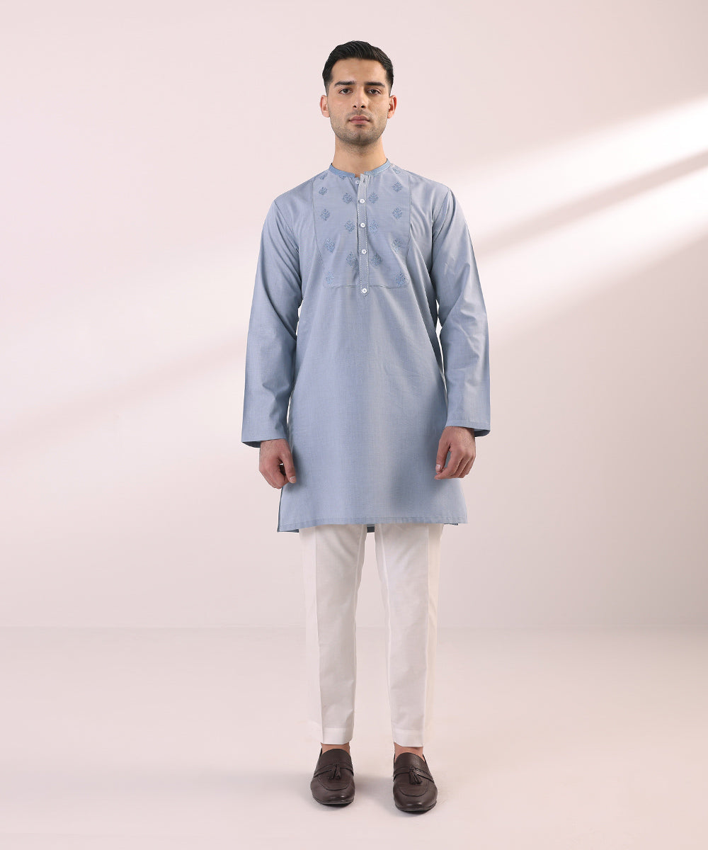 Embroidered Wash & Wear Kurta