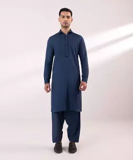 Embroidered Wash & Wear Suit