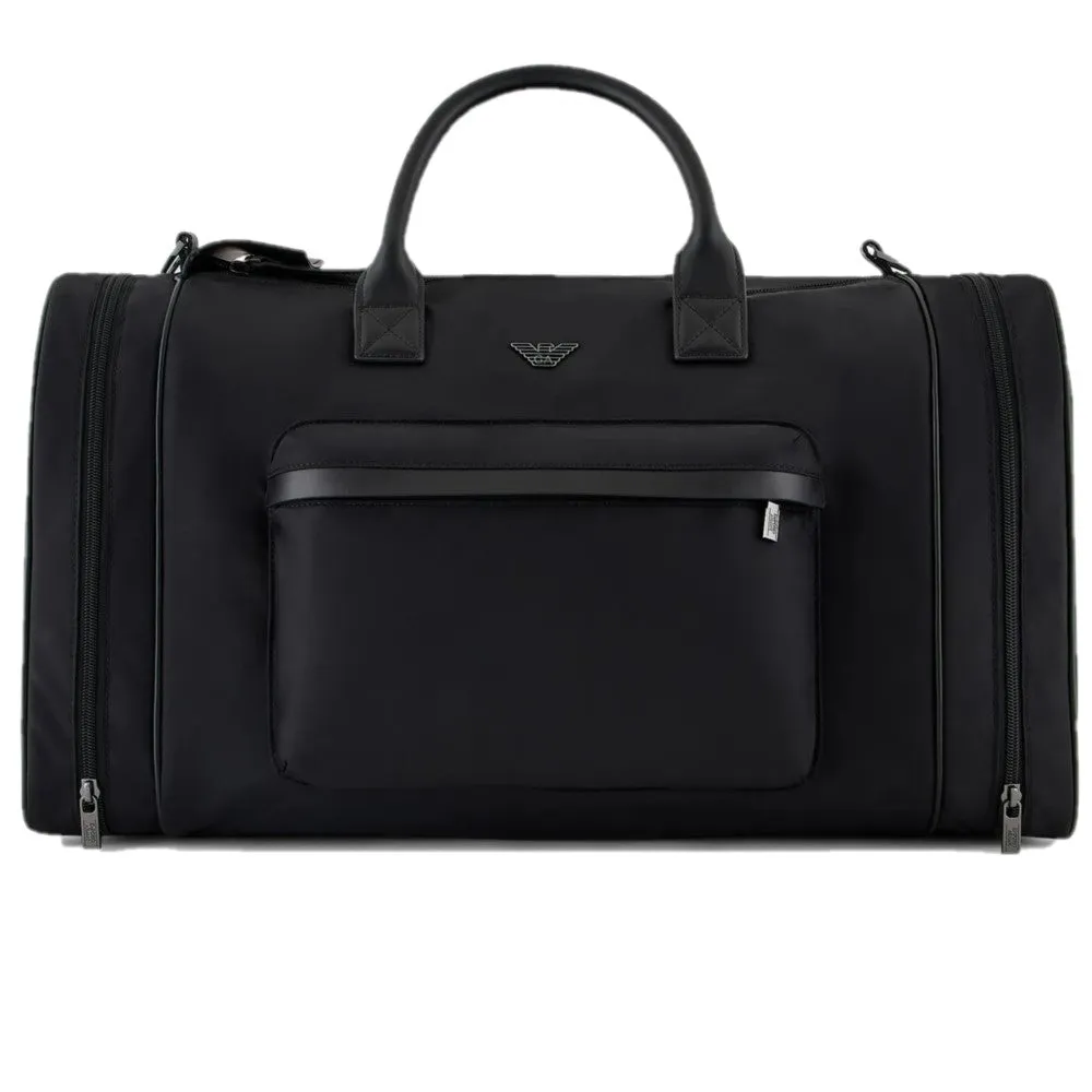 Emporio Armani Recycled Nylon Weekend Bag