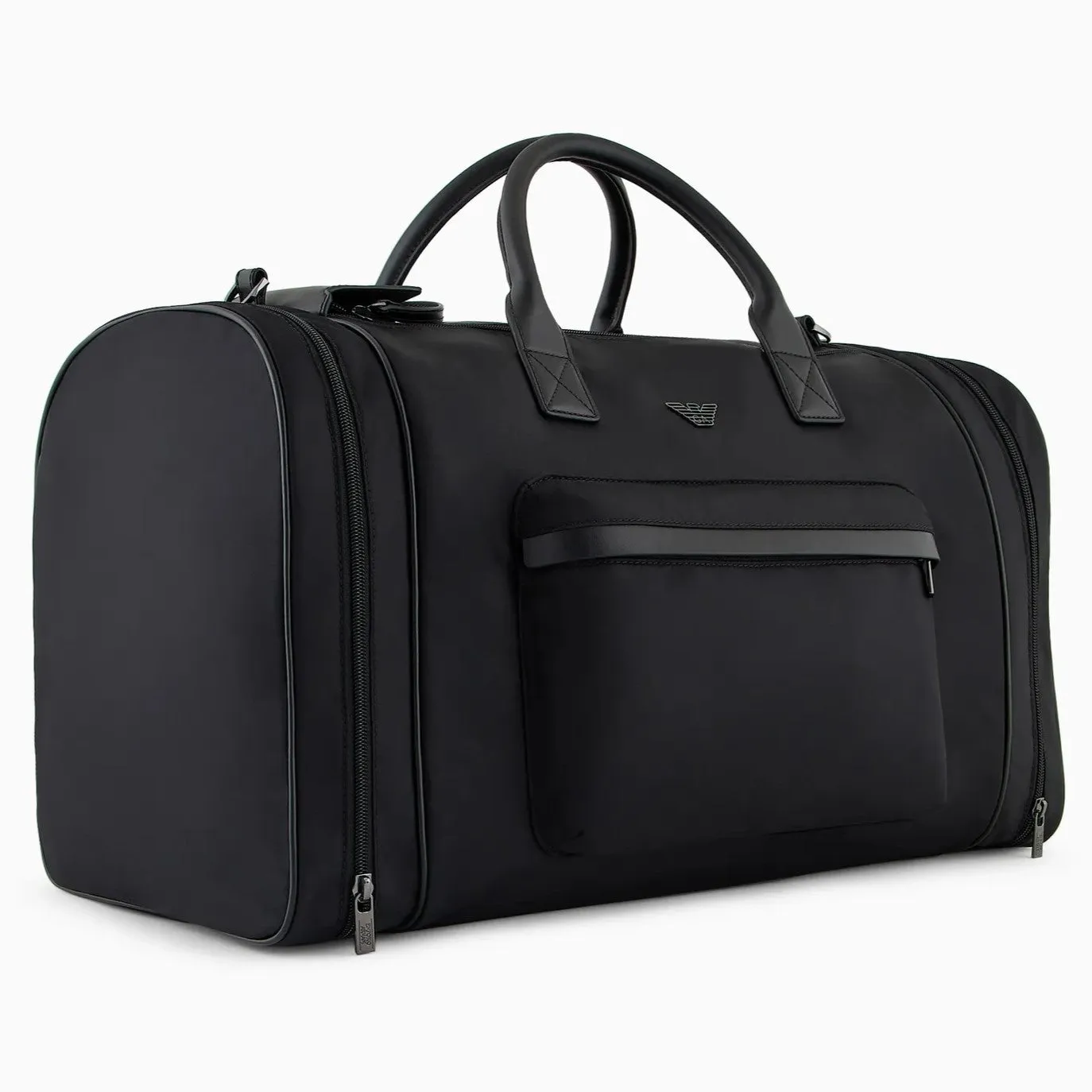 Emporio Armani Recycled Nylon Weekend Bag