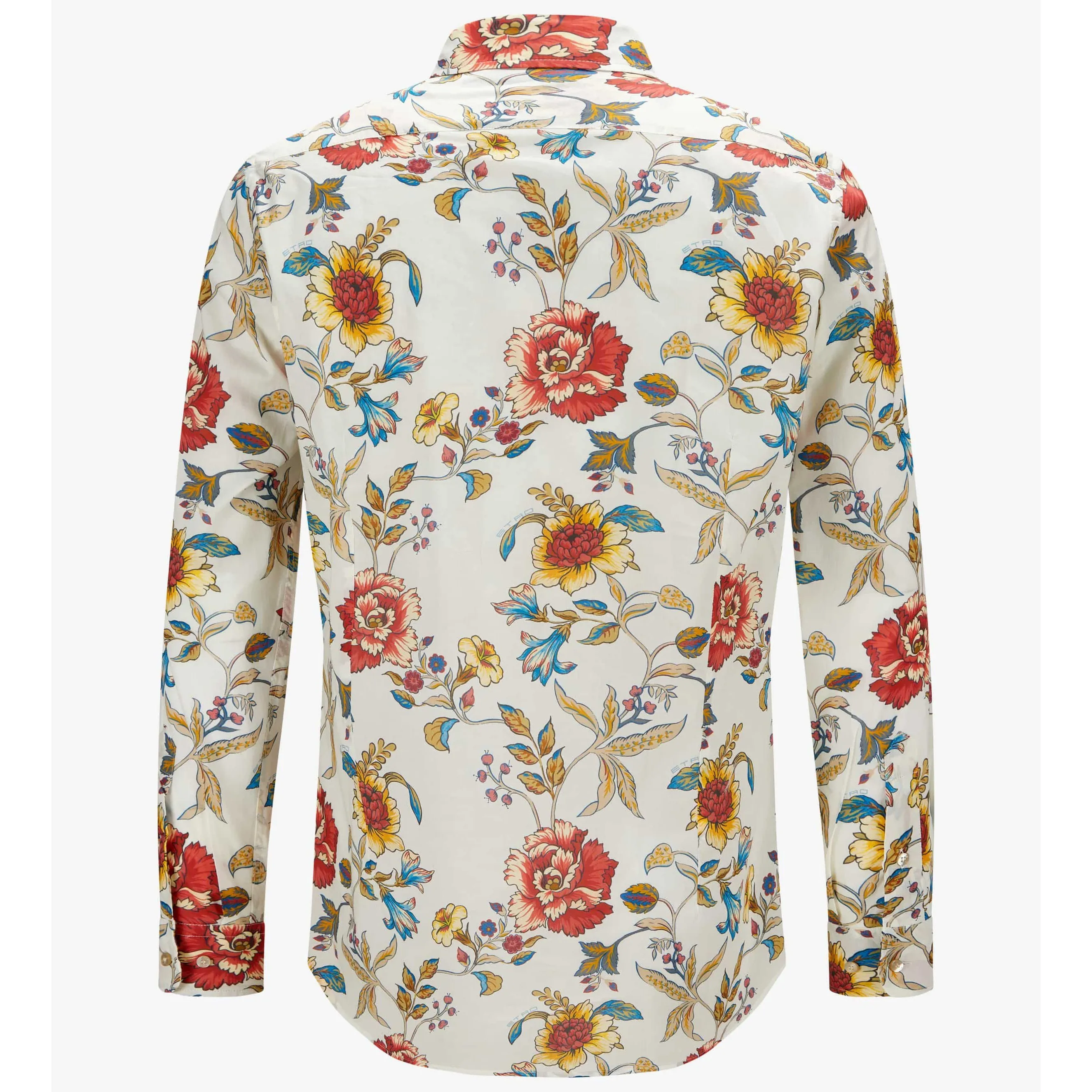 ETRO  |Flower Patterns Street Style Long Sleeves Cotton Luxury