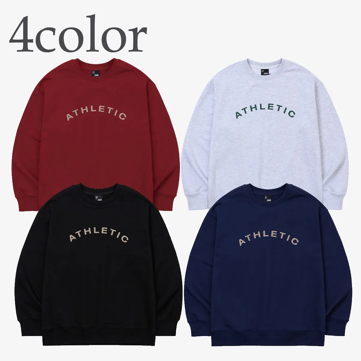 FCMM  |Unisex Street Style Long Sleeves Plain Cotton Oversized Logo