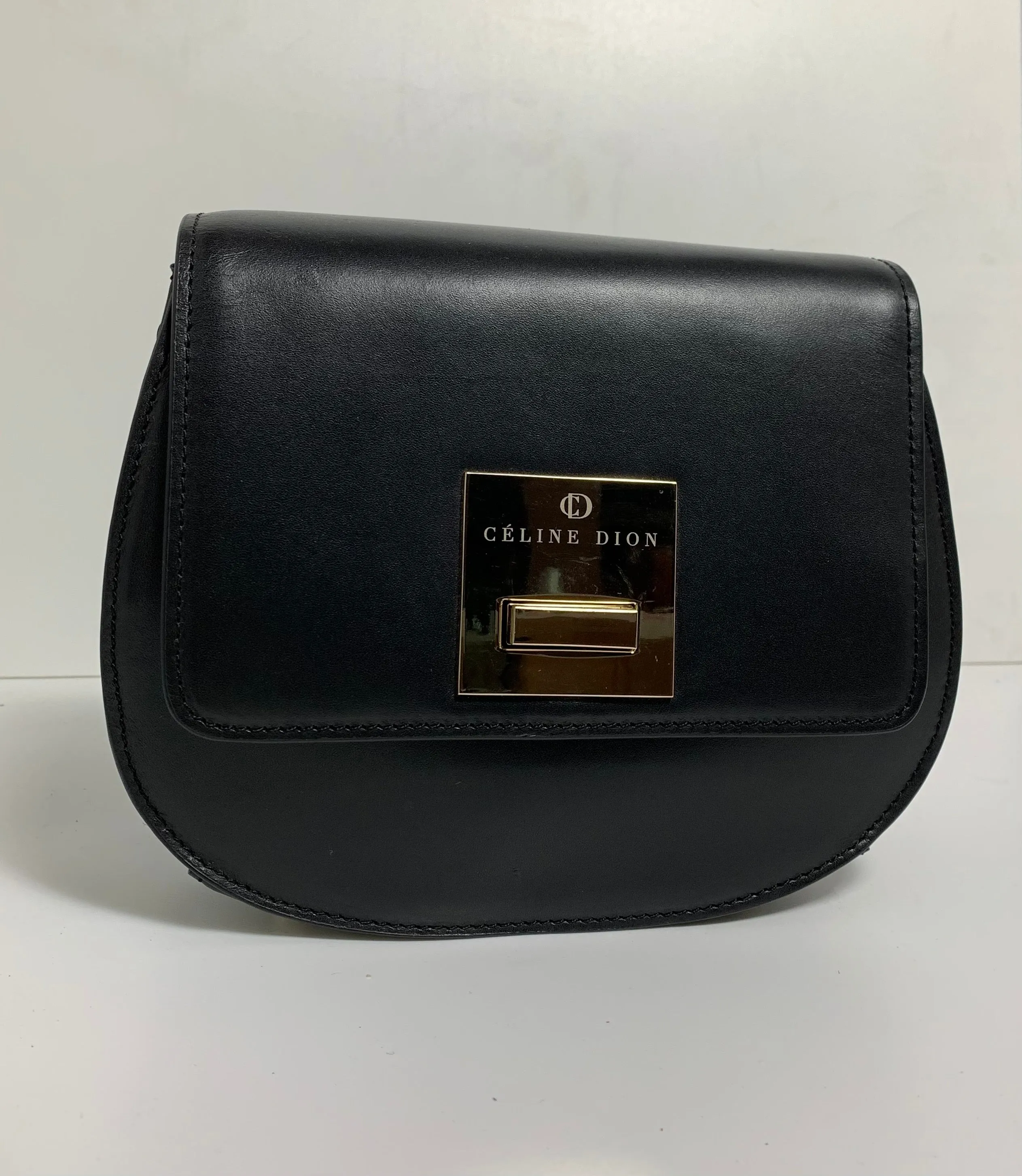 FLP5079-Black Leather Small bag