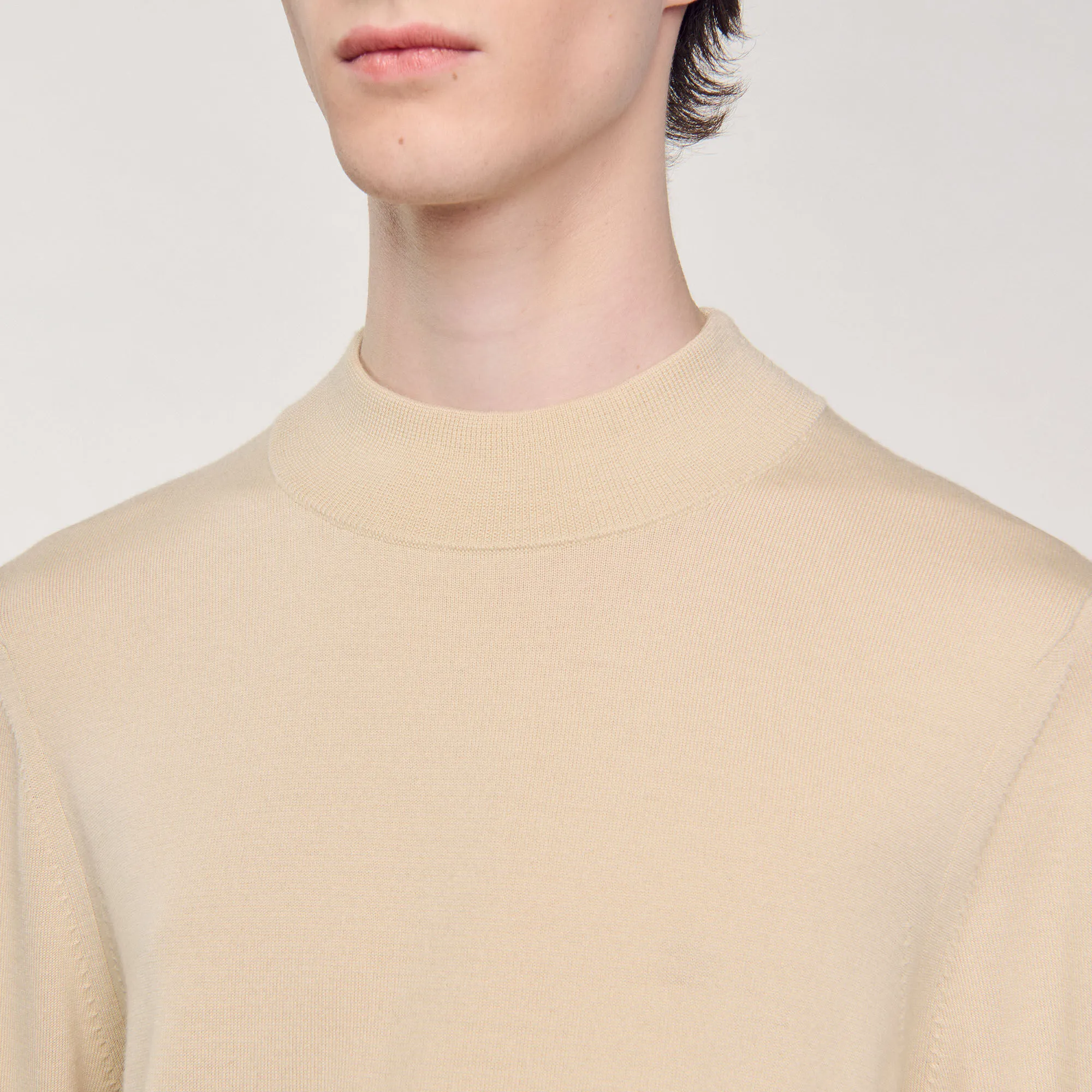 Funnel neck sweater