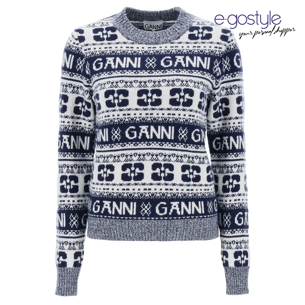 Ganni  |V-neck & Crew neck