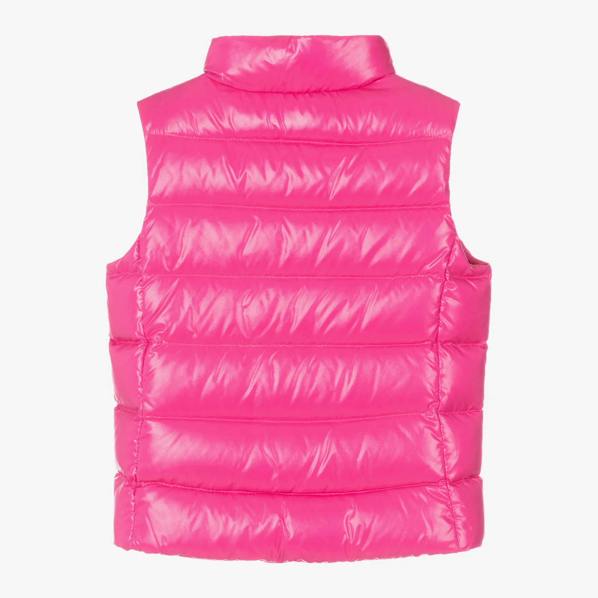 Girls Fuchsia Pink Ghany Down Padded Gilet