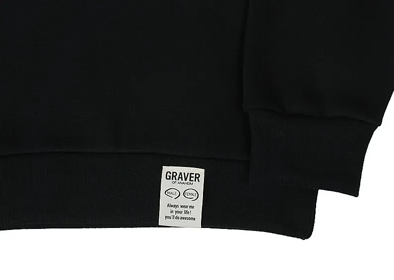 GRAVER  |[GRAVER]★BLAH BLAH SMILE SWEATSHIRT